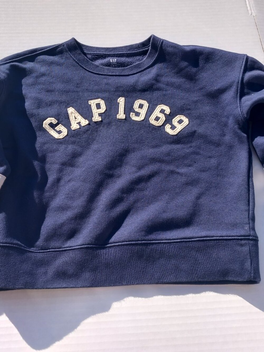 Navy Blue & White Gap 1969 Kids Sweatshirt Kids SMALL